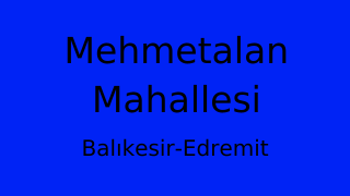 Mehmetalan Mahallesi Thumbnail