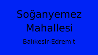 Soğanyemez Mahallesi Thumbnail
