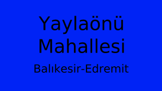Yaylaönü Mahallesi Thumbnail