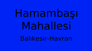 Hamambaşı Mahallesi Thumbnail