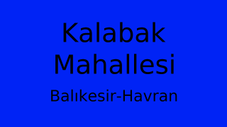 Kalabak Mahallesi Thumbnail