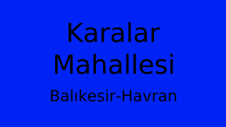 Karalar Mahallesi Thumbnail