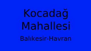 Kocadağ Mahallesi Thumbnail