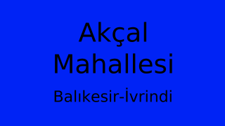 Akçal Mahallesi Thumbnail