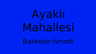 Ayaklı Mahallesi Thumbnail