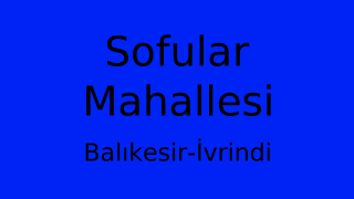 Sofular Mahallesi Thumbnail
