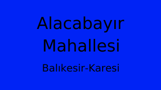 Alacabayır Mahallesi Thumbnail