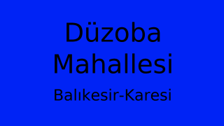 Düzoba Mahallesi Thumbnail