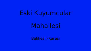 Eski Kuyumcular Mahallesi Thumbnail