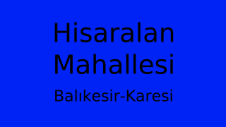 Hisaralan Mahallesi Thumbnail
