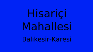 Hisariçi Mahallesi Thumbnail