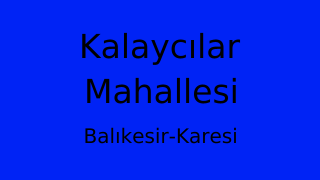 Kalaycılar Mahallesi Thumbnail