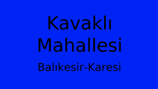 Kavaklı Mahallesi Thumbnail