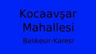 Kocaavşar Mahallesi Thumbnail