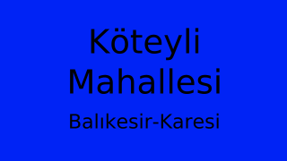 Köteyli Mahallesi Thumbnail