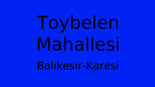 Toybelen Mahallesi Thumbnail