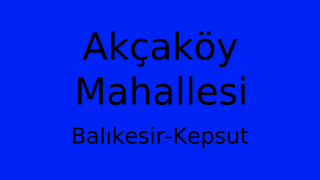 Akçaköy Mahallesi Thumbnail
