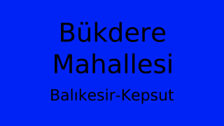 Bükdere Mahallesi Thumbnail