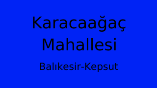 Karacaağaç Mahallesi Thumbnail