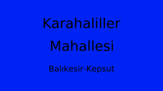 Karahaliller Mahallesi Thumbnail
