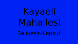 Kayaeli Mahallesi Thumbnail