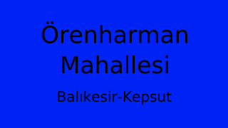 Örenharman Mahallesi Thumbnail