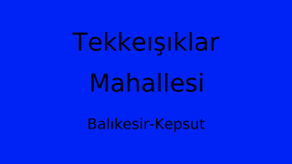 Tekkeışıklar Mahallesi Thumbnail