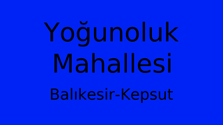 Yoğunoluk Mahallesi Thumbnail