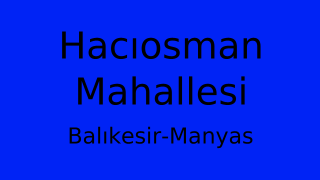 Hacıosman Mahallesi Thumbnail