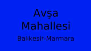 Avşa Mahallesi Thumbnail