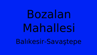 Bozalan Mahallesi Thumbnail
