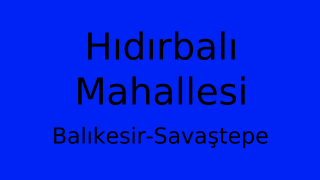 Hıdırbalı Mahallesi Thumbnail