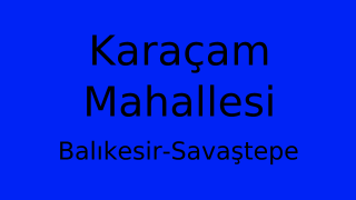 Karaçam Mahallesi Thumbnail