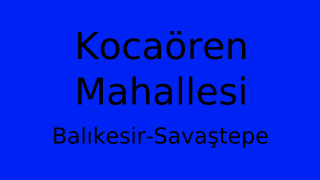 Kocaören Mahallesi Thumbnail