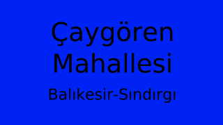 Çaygören Mahallesi Thumbnail