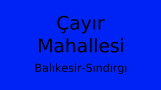 Çayır Mahallesi Thumbnail