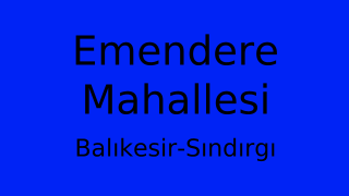 Emendere Mahallesi Thumbnail