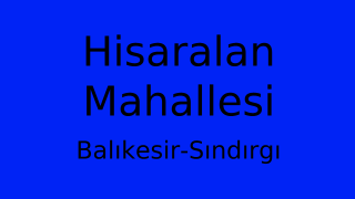 Hisaralan Mahallesi Thumbnail