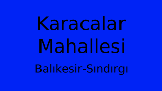 Karacalar Mahallesi Thumbnail