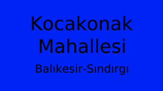 Kocakonak Mahallesi Thumbnail