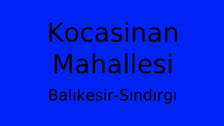 Kocasinan Mahallesi Thumbnail