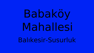 Babaköy Mahallesi Thumbnail