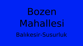 Bozen Mahallesi Thumbnail