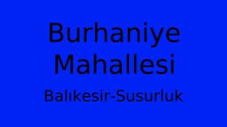 Burhaniye Mahallesi Thumbnail