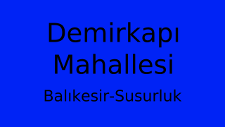 Demirkapı Mahallesi Thumbnail