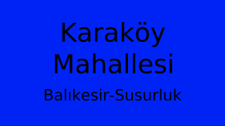 Karaköy Mahallesi Thumbnail