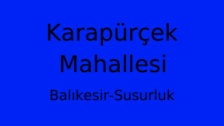 Karapürçek Mahallesi Thumbnail