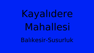 Kayalıdere Mahallesi Thumbnail