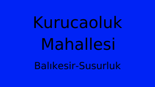 Kurucaoluk Mahallesi Thumbnail