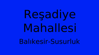 Reşadiye Mahallesi Thumbnail